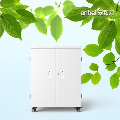 60 θύρες καρότσι φόρτισης ισχύος εναλλασσόμενου ρεύματος με γκάλβανιοποιημένο χαρτί καμπίνα φόρτισης δισκίου