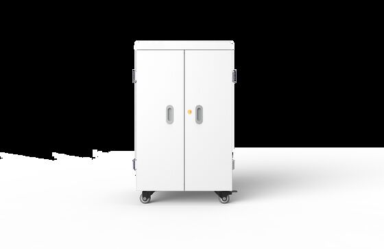 42 θύρες Υπηρεσία φόρτισης ισχύος εναλλασσόμενου ρεύματος με γαλβανισμένη κατασκευή φύλλου και γερμανικά ιατρικά τυποποιημένα τροχούς