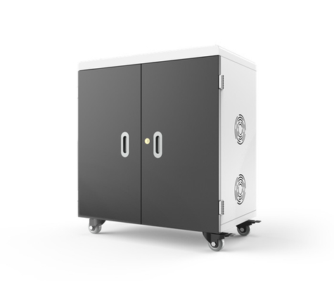USB 36 κλειδώσιμο καροτσάκι αποθήκευσης και χρέωσης γραφείου χρέωσης αυλακώσεων