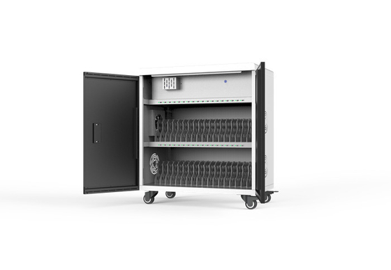 USB 36 κλειδώσιμο καροτσάκι αποθήκευσης και χρέωσης γραφείου χρέωσης αυλακώσεων